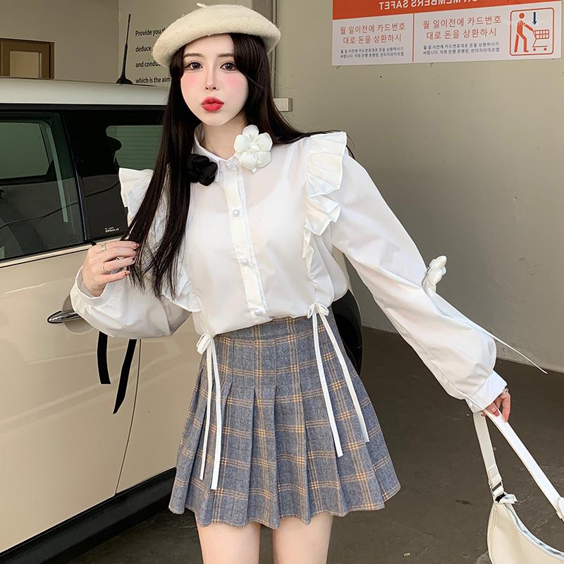 Women' Blouses Firm Offers The Three-dimensional Design Feeling Little Daughters Year In Fall And Winter Of French Court Wind Ruffl, Ivory
Women' Blouses Firm Offers The Three-dimensional Design Feeling Little Daughters Year In Fall And Winter Of French Court Wind Ruffl, Ivory