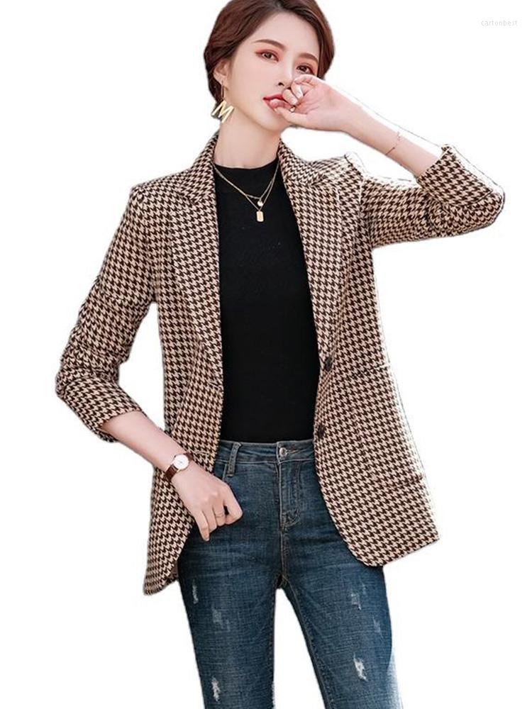 Women' Suits Plaid Long Coat With Pockets For Women Two Button Jacket Big Fashion OEM Outwear Loose Style Blazer, Black
Women' Suits Plaid Long Coat With Pockets For Women Two Button Jacket Big Fashion OEM Outwear Loose Style Blazer, Black
