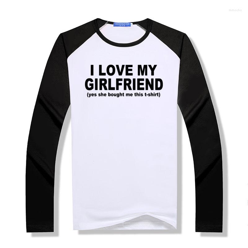 Men's T Shirts Fashion I LOVE MY GIRLFRIEND FUNNY PRINTED MENS BOYFRIEND Gift Shirt Raglan Tshirts Modal Long Sleeve Top Tee
Men's T Shirts Fashion I LOVE MY GIRLFRIEND FUNNY PRINTED MENS BOYFRIEND Gift Shirt Raglan Tshirts Modal Long Sleeve Top Tee