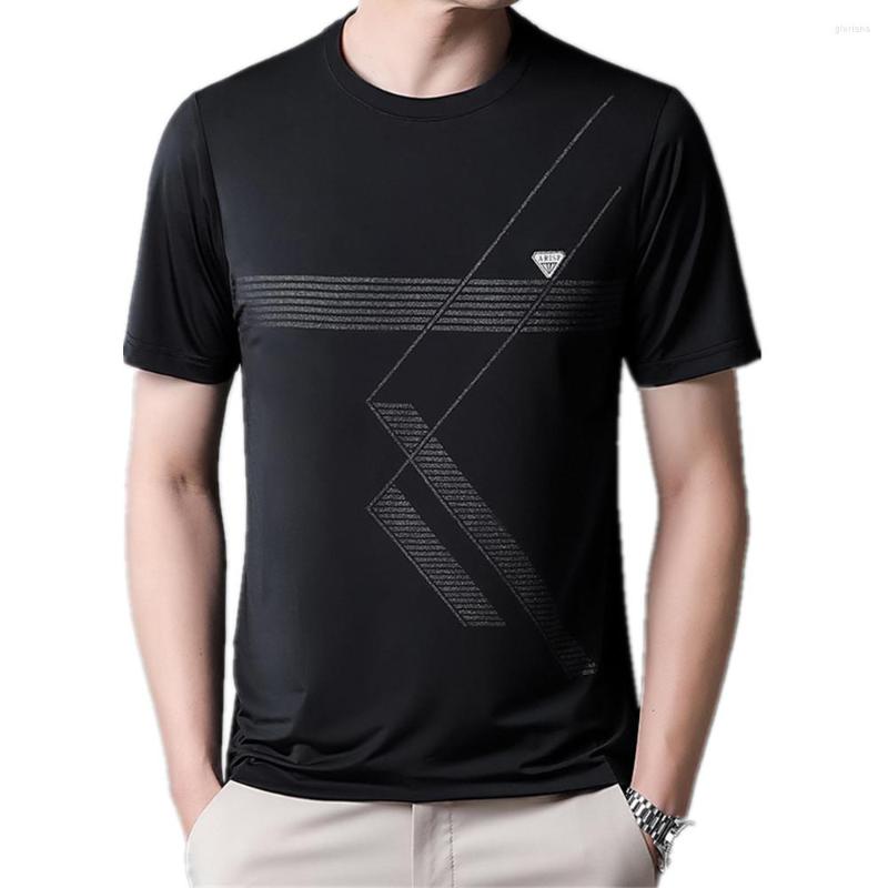 Men's T Shirts Men's Summer Short-Sleeved Top Trendy Fashion Casual Thin Round Neck T-Shirt, Black
Men's T Shirts Men's Summer Short-Sleeved Top Trendy Fashion Casual Thin Round Neck T-Shirt, Black