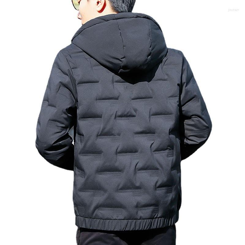 Men's Vests Padded Jacket For Men Fashionable Winter Youth 003-A2, Black