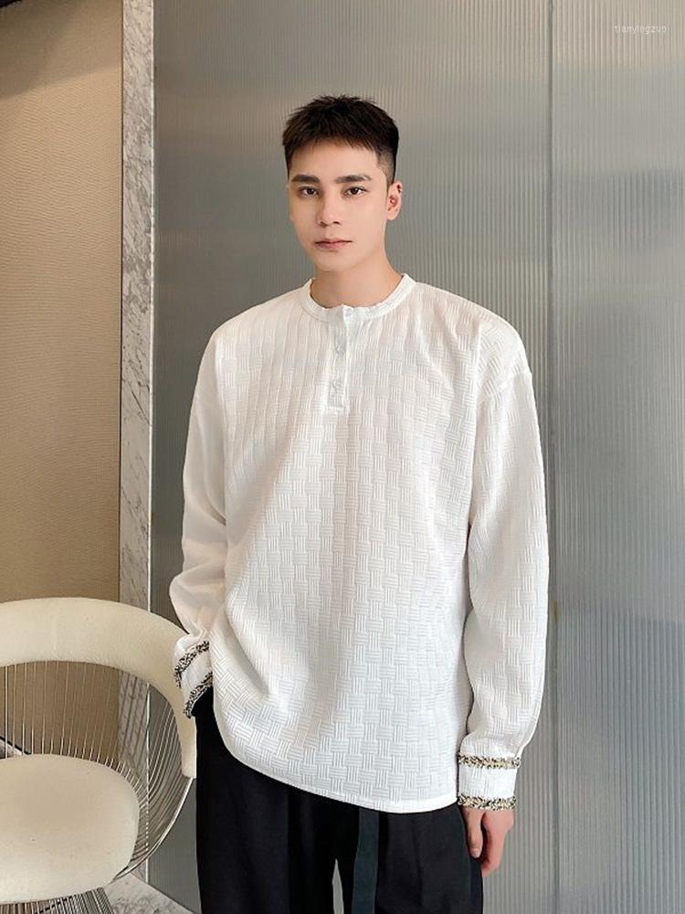 Men's T Shirts Autumn Round Neck 2023 Men T-shirt Loose Casual Solid Color Korean Long Sleeve Male Tops 2A5287, Black
Men's T Shirts Autumn Round Neck 2023 Men T-shirt Loose Casual Solid Color Korean Long Sleeve Male Tops 2A5287, Black