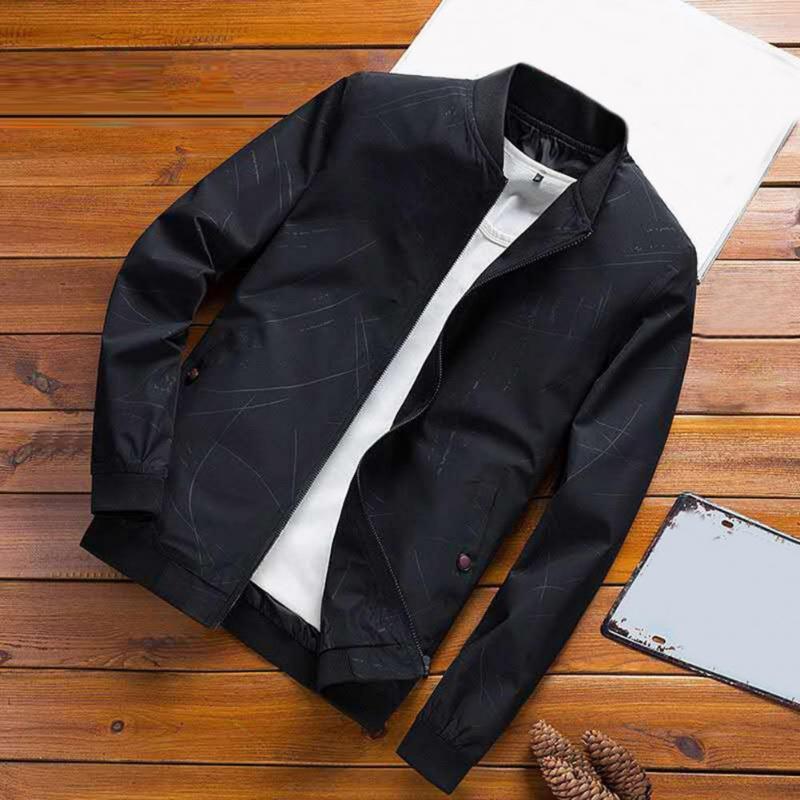 Men's Jackets Stylish Jacket Coat Washable Pockets Ribbed Cuff Fashion Pattern Super Soft Men For Daily Wear, Black
Men's Jackets Stylish Jacket Coat Washable Pockets Ribbed Cuff Fashion Pattern Super Soft Men For Daily Wear, Black