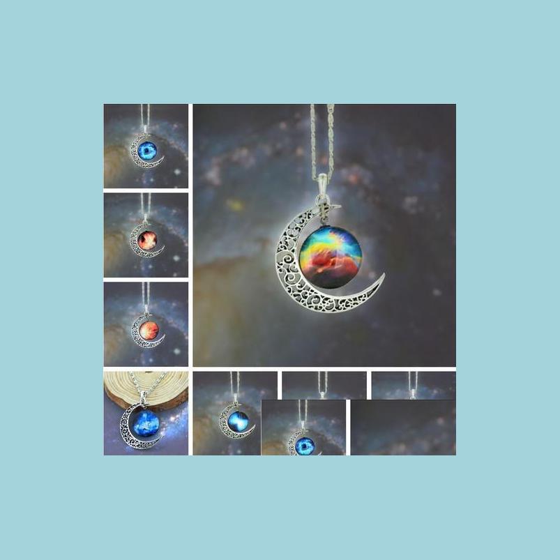 Pendant Necklaces Vintage Starry Moon Pendant Outer Space Universe Gemstone Necklaces Fashion Necklace As Brithday Prezent Drop Deli Dhie3 
Pendant Necklaces Vintage Starry Moon Pendant Outer Space Universe Gemstone Necklaces Fashion Necklace As Brithday Prezent Drop Deli Dhie3