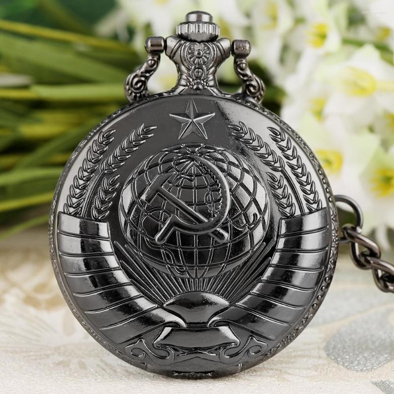 Pocket Watches Antique Soviet Sickle Hammer Style Watch Men Fob With Necklace Chain Xmas Gift Women Clock Cccp, 30cm chain
Pocket Watches Antique Soviet Sickle Hammer Style Watch Men Fob With Necklace Chain Xmas Gift Women Clock Cccp, 30cm chain