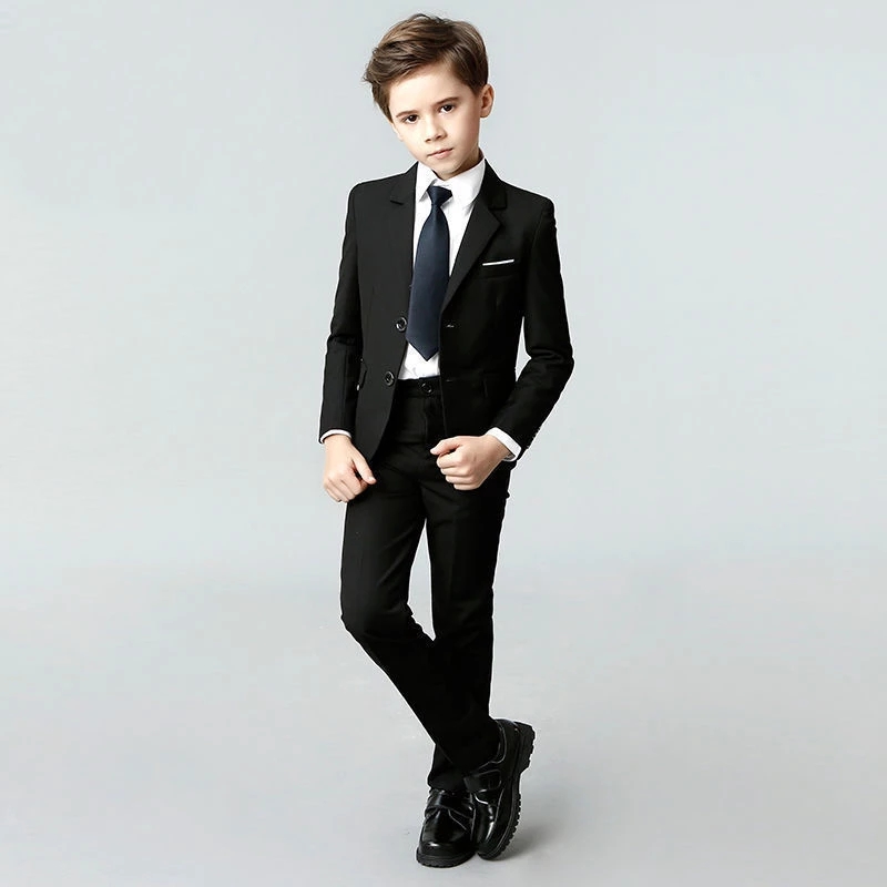 Children Formal Black Suit Flower Boys Wedding Dress Gentle Kids Birhtday Photograph Suit School Graduation Performance Costume, Navy blue
Children Formal Black Suit Flower Boys Wedding Dress Gentle Kids Birhtday Photograph Suit School Graduation Performance Costume, Navy blue