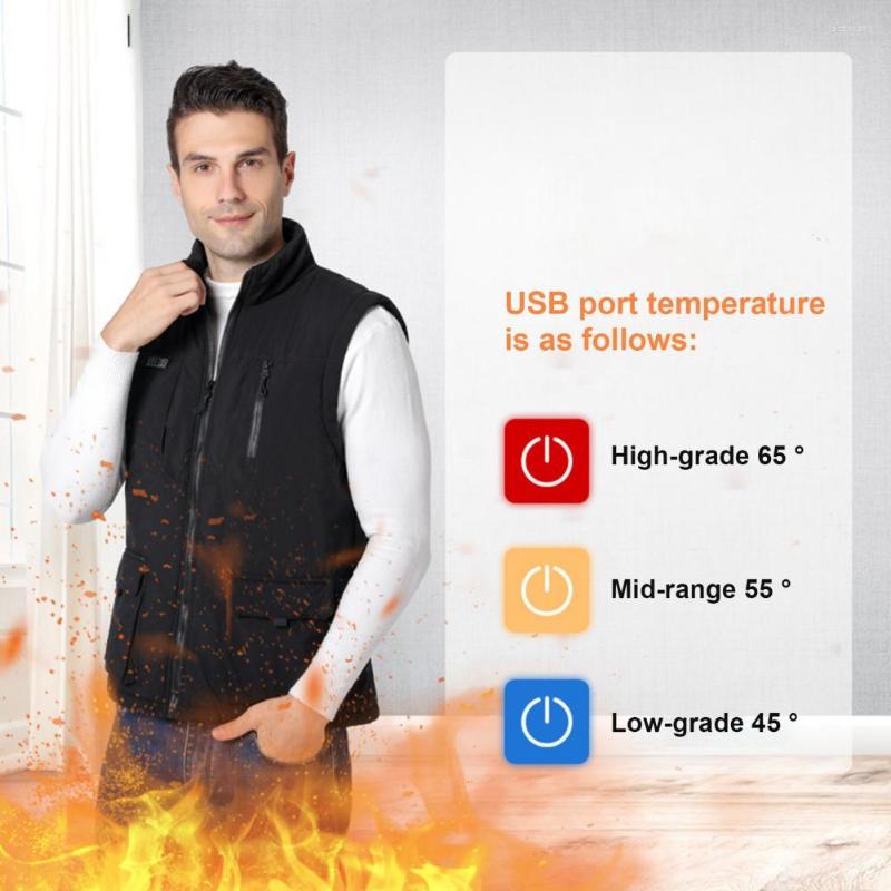 Men's Vests Men Heating Waistcoat Solid Color Safe Voltage Zipper USB Vest Intelligent Thermostat Male Heated For Outdoors, Black
Men's Vests Men Heating Waistcoat Solid Color Safe Voltage Zipper USB Vest Intelligent Thermostat Male Heated For Outdoors, Black