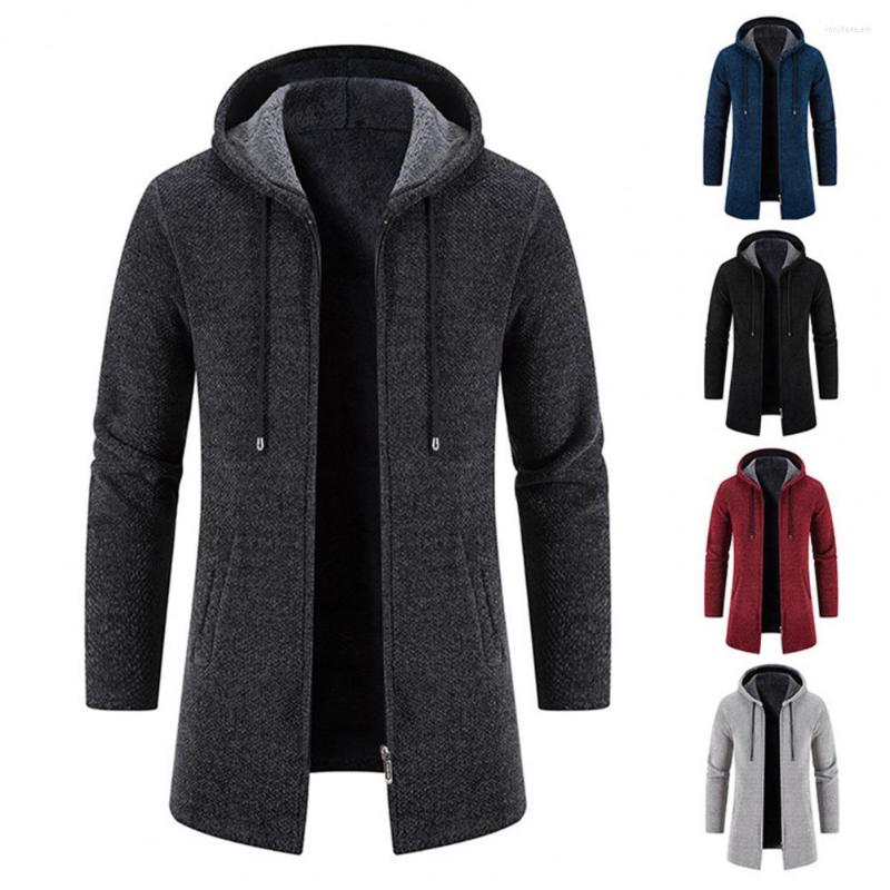 Men's Trench Coats Men Sweater Coat Mid Length Drawstring Cardigan Solid Color Plush Lining Knitting Windbreaker, Black
Men's Trench Coats Men Sweater Coat Mid Length Drawstring Cardigan Solid Color Plush Lining Knitting Windbreaker, Black