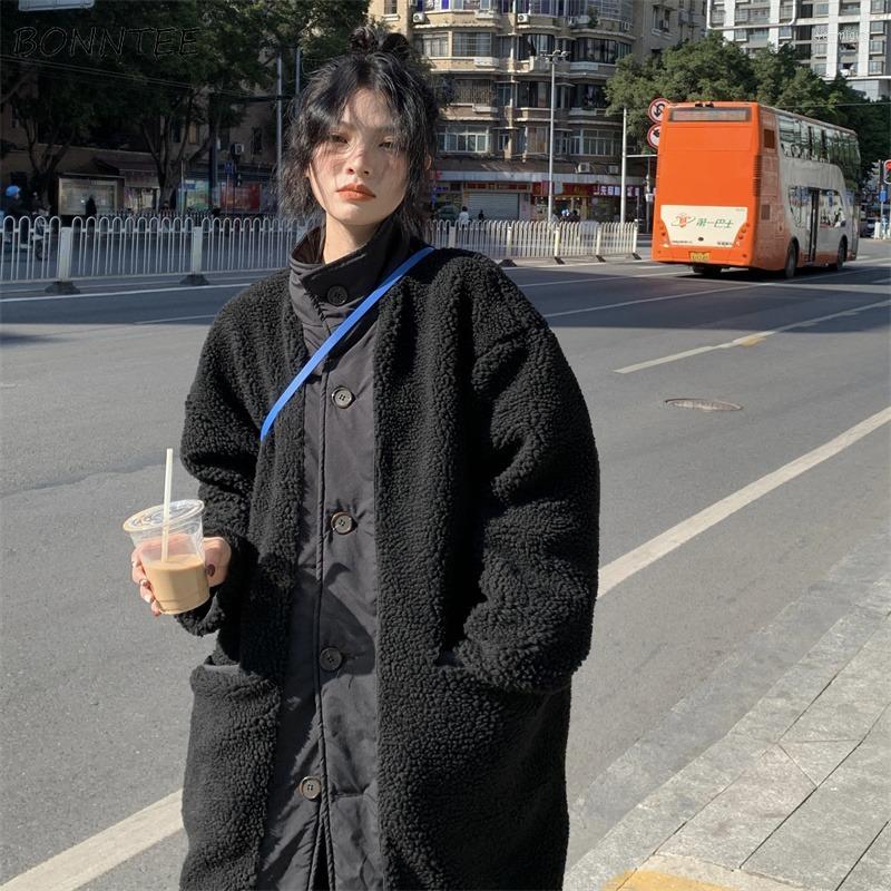 Women's Trench Coats Medium-long Parkas Women Warm Thicken Casual Harajuku Chic Winter All-match Windproof Schoolgirls Femme Outwear Single, Black
Women's Trench Coats Medium-long Parkas Women Warm Thicken Casual Harajuku Chic Winter All-match Windproof Schoolgirls Femme Outwear Single, Black