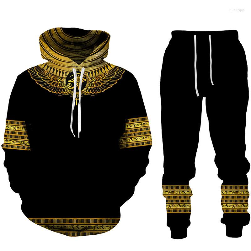 Men' Tracksuits Autumn Fashion Hoodies Suit 3D Print Egypt Style Jogging Tracksuit Men Outfits Vintage Oversized Sweatshirts Long Pant 2Pcs, Cl3403
Men' Tracksuits Autumn Fashion Hoodies Suit 3D Print Egypt Style Jogging Tracksuit Men Outfits Vintage Oversized Sweatshirts Long Pant 2Pcs, Cl3403