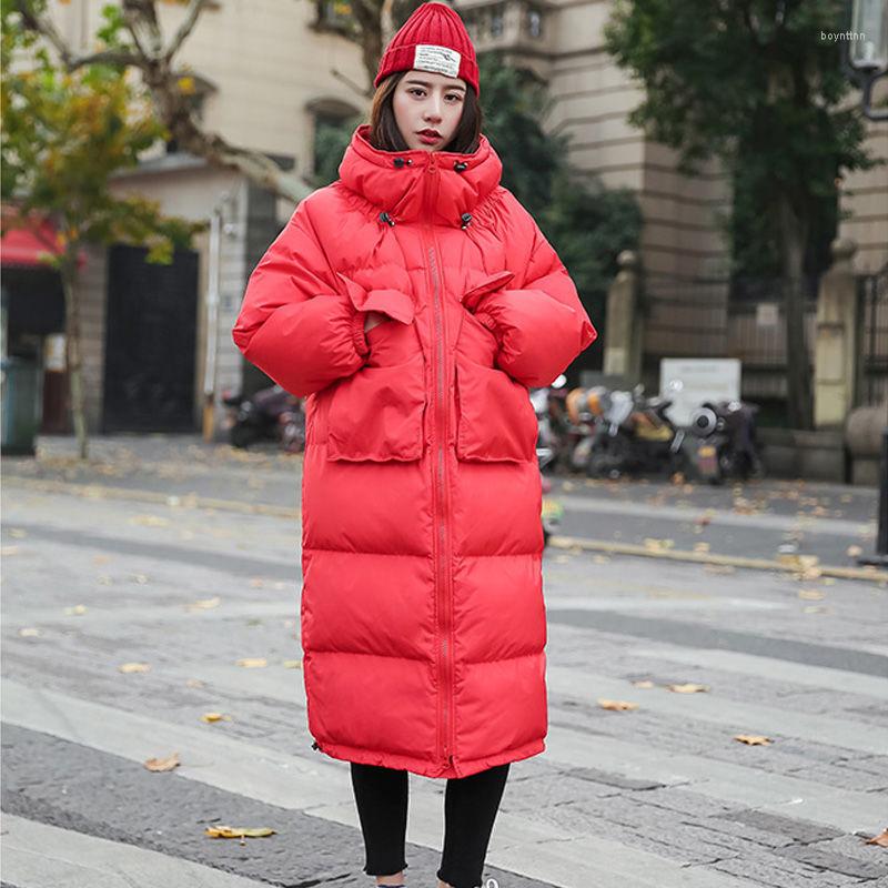 Women's Down Women Winter Windproof High Neck Parka Coat Korean Fashion Long Hooded Jacket Thick Cotton Lining Oversized Quilted, Black
Women's Down Women Winter Windproof High Neck Parka Coat Korean Fashion Long Hooded Jacket Thick Cotton Lining Oversized Quilted, Black
