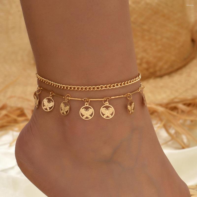 Anklets Retro Beach Anklet Bracelet For Woman Bohemian Butterfly Pendant Boho Summer Leg Chain Fashion Foot Jewelry
Anklets Retro Beach Anklet Bracelet For Woman Bohemian Butterfly Pendant Boho Summer Leg Chain Fashion Foot Jewelry