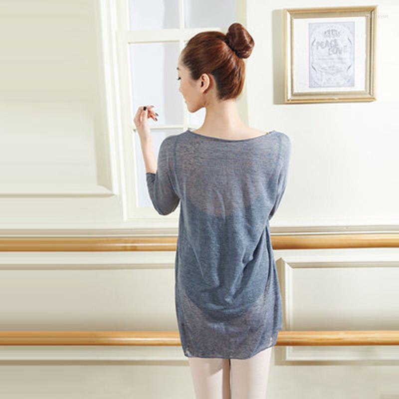 Stage Wear Mesh Long Sleeve Gymnastics Leotard Sweater Dance Dress Gauze Adult Female Ballet Base Training Clothes Shirt, Pink 
Stage Wear Mesh Long Sleeve Gymnastics Leotard Sweater Dance Dress Gauze Adult Female Ballet Base Training Clothes Shirt, Pink