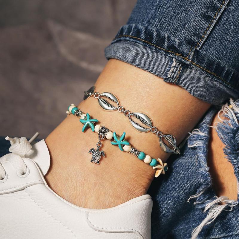 Anklets 2PCS Women's Fashion Personality Simple Star Shell Pearl Anklet Ladies Jewelry Gift Accessories
Anklets 2PCS Women's Fashion Personality Simple Star Shell Pearl Anklet Ladies Jewelry Gift Accessories