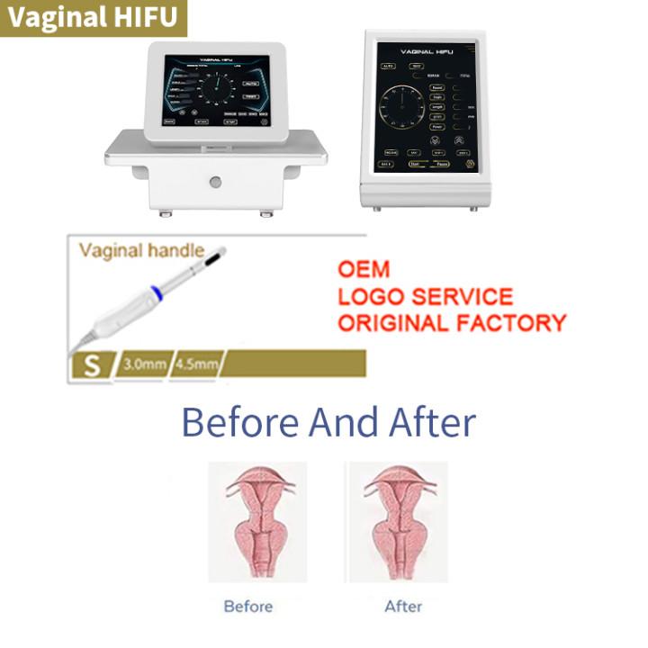 Professional SkinCare Device 2 In 1 Hifu Vaginal Tightening Machine Facial Massage Skin Tightening Face Lifting Ultrasonic Vagina Rejuvenati