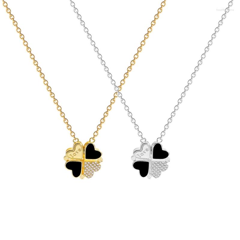 Pendant Necklaces A Multi-wear Four-leaf Clover Titanium Steel Necklace Women High-end Light Luxury Love Clavicle Chain Ins Drop
Pendant Necklaces A Multi-wear Four-leaf Clover Titanium Steel Necklace Women High-end Light Luxury Love Clavicle Chain Ins Drop