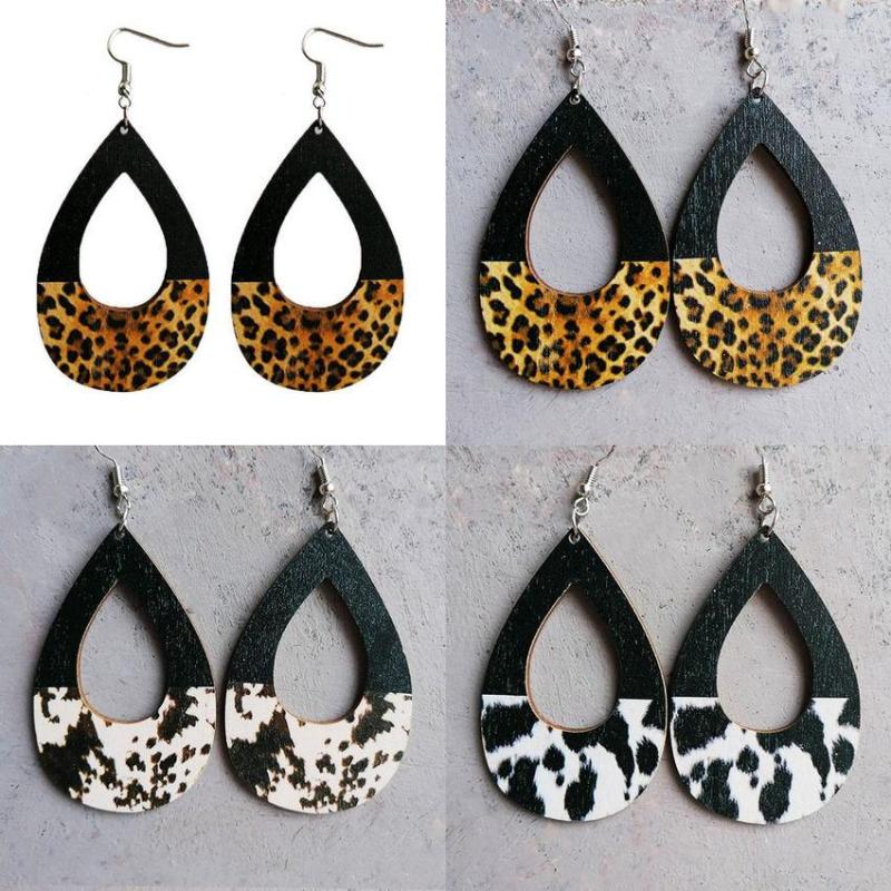 Dangle Earrings Leopard Dipped Wood Open Teardrop For Women Fashion Two Tone Wooden Cheetah Print Water Drop Boutique Jewelry
Dangle Earrings Leopard Dipped Wood Open Teardrop For Women Fashion Two Tone Wooden Cheetah Print Water Drop Boutique Jewelry