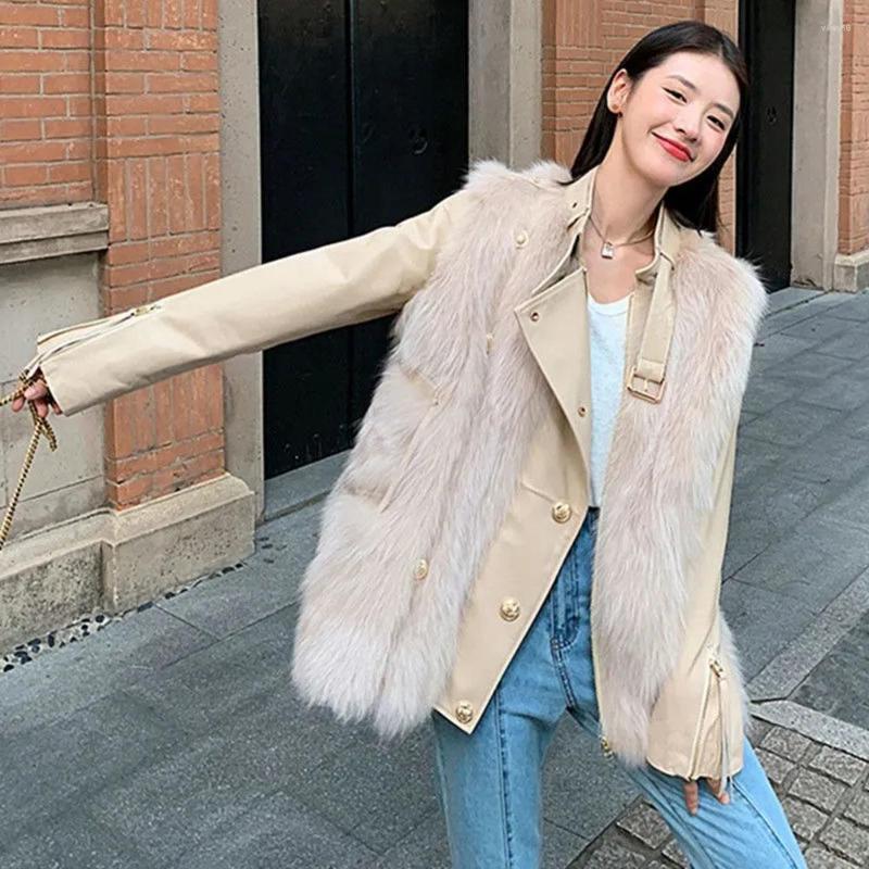 Women' Fur Faux Coat Women' PU Leather Stitching Fashion 2022 Winter Motorcycle Jacket Quilted Inner Lining Warm Outerwear, Dark grey
Women' Fur Faux Coat Women' PU Leather Stitching Fashion 2022 Winter Motorcycle Jacket Quilted Inner Lining Warm Outerwear, Dark grey