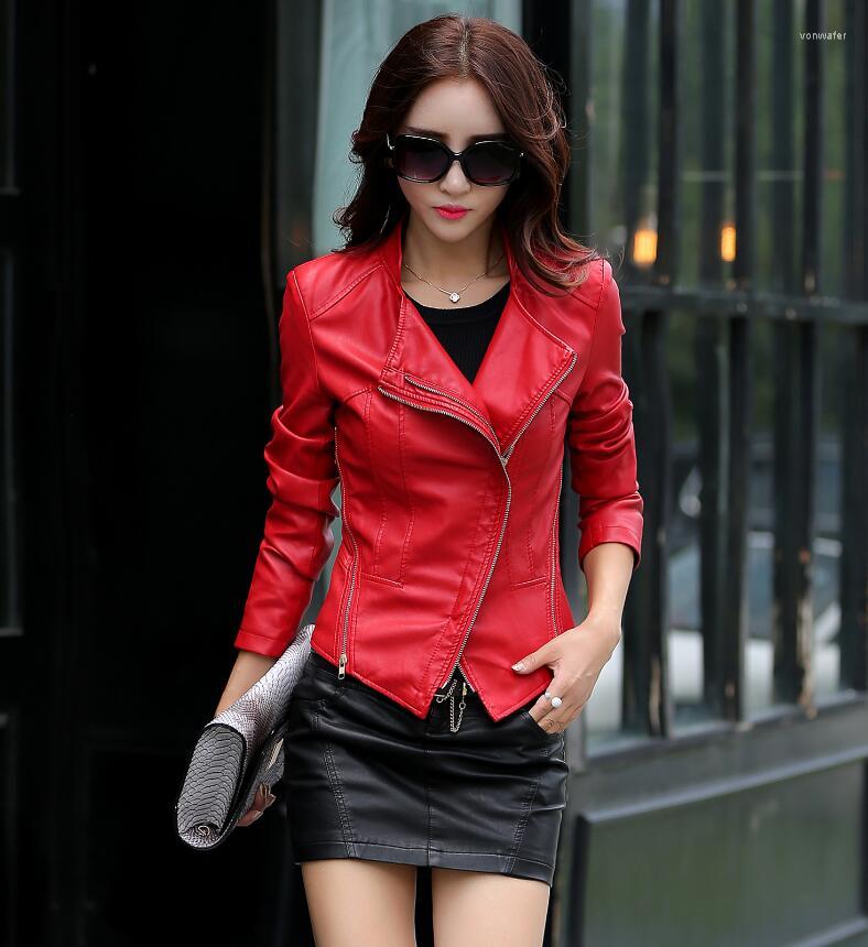 Women's Leather 2022 Womens Motorcycle Clothing Female Spring And Autumn Slim Women Jacket Brief Short Casual Coat 5XL, Red
Women's Leather 2022 Womens Motorcycle Clothing Female Spring And Autumn Slim Women Jacket Brief Short Casual Coat 5XL, Red