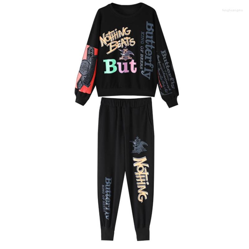 Women' Tracksuits Large Size Casual Sports Suit Women Spring And Autumn Fashion Long-sleeved Trousers Loose Thin Two Piece Set
Women' Tracksuits Large Size Casual Sports Suit Women Spring And Autumn Fashion Long-sleeved Trousers Loose Thin Two Piece Set