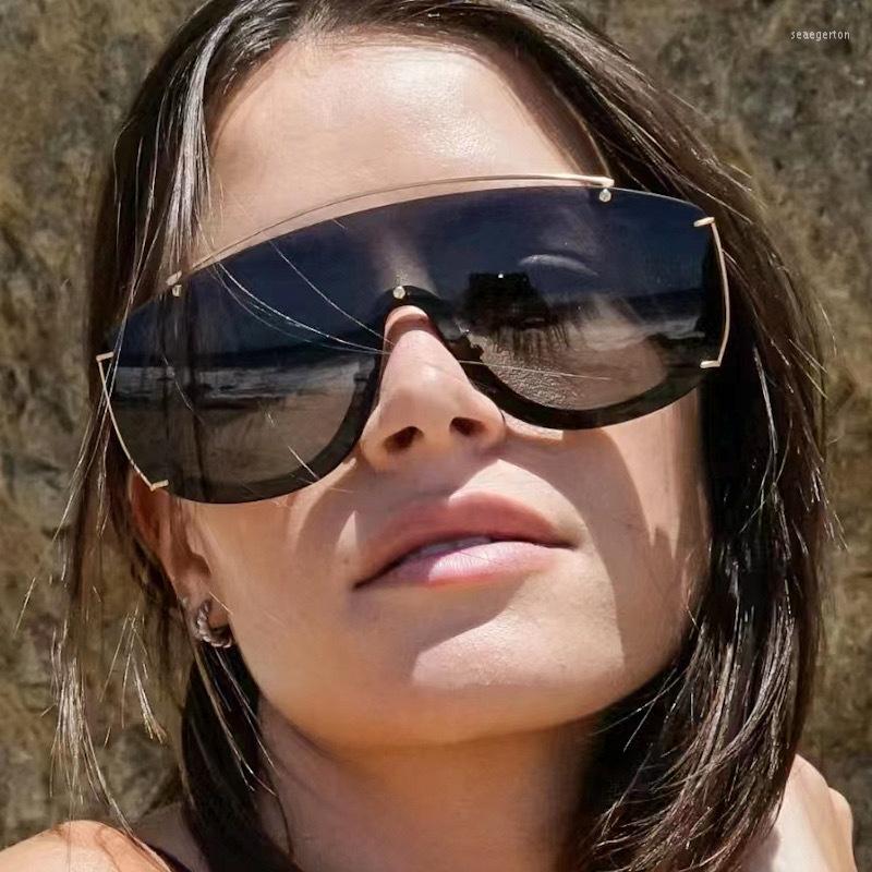 Sunglasses Rimless Oversized Men Women 2022 Pilot Metal Yellow Shades Big Sun Glasses Female Eyewear UV400
Sunglasses Rimless Oversized Men Women 2022 Pilot Metal Yellow Shades Big Sun Glasses Female Eyewear UV400