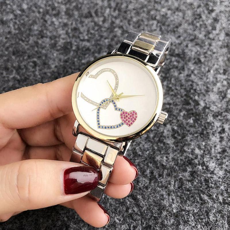 Wristwatches Brand Wrist Watches Women Girl Ladies Crystal Heart Style Quartz Casual Steel Metal Band Clock M55, Gold
Wristwatches Brand Wrist Watches Women Girl Ladies Crystal Heart Style Quartz Casual Steel Metal Band Clock M55, Gold