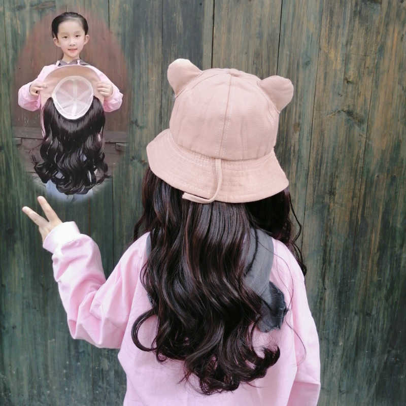 Hair Lace Wigs Children's Integrated Non Detachable Long Curly Hair Big Wave Autumn and Winter Warm Wig Hat Female, Yellow cap wavy black
Hair Lace Wigs Children's Integrated Non Detachable Long Curly Hair Big Wave Autumn and Winter Warm Wig Hat Female, Yellow cap wavy black