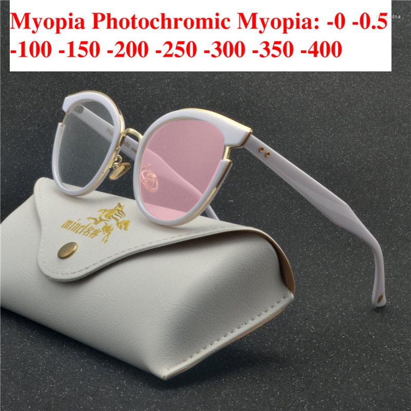 Sunglasses Frames 2022 Sun Pochromic Myopia Eyeglasses Elegant Optical Women Finished Eyewear Prescription Glasses Frame -1.0 -4.0NX
Sunglasses Frames 2022 Sun Pochromic Myopia Eyeglasses Elegant Optical Women Finished Eyewear Prescription Glasses Frame -1.0 -4.0NX