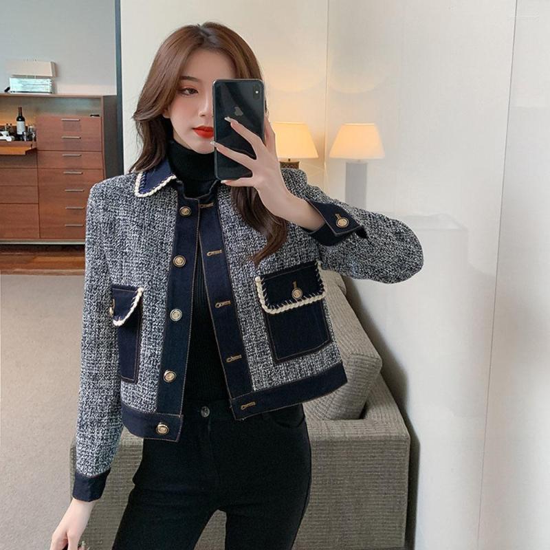 Women' Jackets Autumn Fashion Short Women' Outerwear 2022 Spring Retro Chic Female Trend Lapel Single-breasted Slim Ladies Coats, Picture shown
Women' Jackets Autumn Fashion Short Women' Outerwear 2022 Spring Retro Chic Female Trend Lapel Single-breasted Slim Ladies Coats, Picture shown