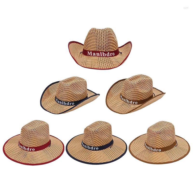 Berets Gentleman Straw Sunhat Men Western Cowboy Hat Wide Brim Jazz Hats Summer Party Panama Trendy Fedora Male Sombreros Caps 2022, Kk2
Berets Gentleman Straw Sunhat Men Western Cowboy Hat Wide Brim Jazz Hats Summer Party Panama Trendy Fedora Male Sombreros Caps 2022, Kk2