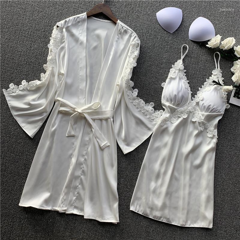Women's Sleepwear MECHCITIZ 2022 Women Robe & Gown Sets Sexy Lace Sleep Lounge Pijama Long Sleeve Ladies Pajamas Nightwear Bathrobe, Gold
Women's Sleepwear MECHCITIZ 2022 Women Robe & Gown Sets Sexy Lace Sleep Lounge Pijama Long Sleeve Ladies Pajamas Nightwear Bathrobe, Gold