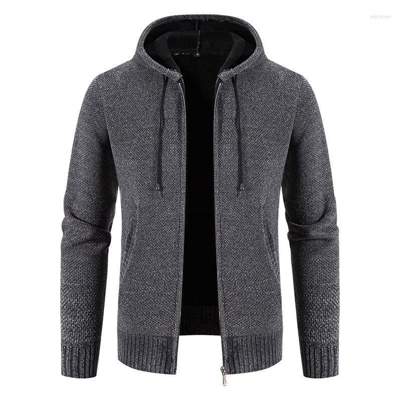 Men's Sweaters Winter Hooded Cardigan Men Zipper Sweatercoat Thick Warm Solid Knitted Sweater Coat Causal Knit Outerwear, Beige
Men's Sweaters Winter Hooded Cardigan Men Zipper Sweatercoat Thick Warm Solid Knitted Sweater Coat Causal Knit Outerwear, Beige
