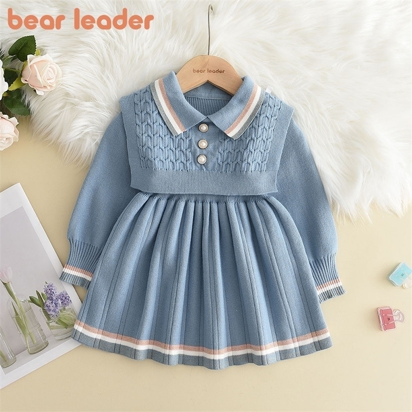 Girls Dresses Bear Leader Autumn Winter Sweater Long Sleeve Vest Stripe Party Girl Baby Retro Knitted Wool Casual Vestidos 221107, Az2551green
Girls Dresses Bear Leader Autumn Winter Sweater Long Sleeve Vest Stripe Party Girl Baby Retro Knitted Wool Casual Vestidos 221107, Az2551green