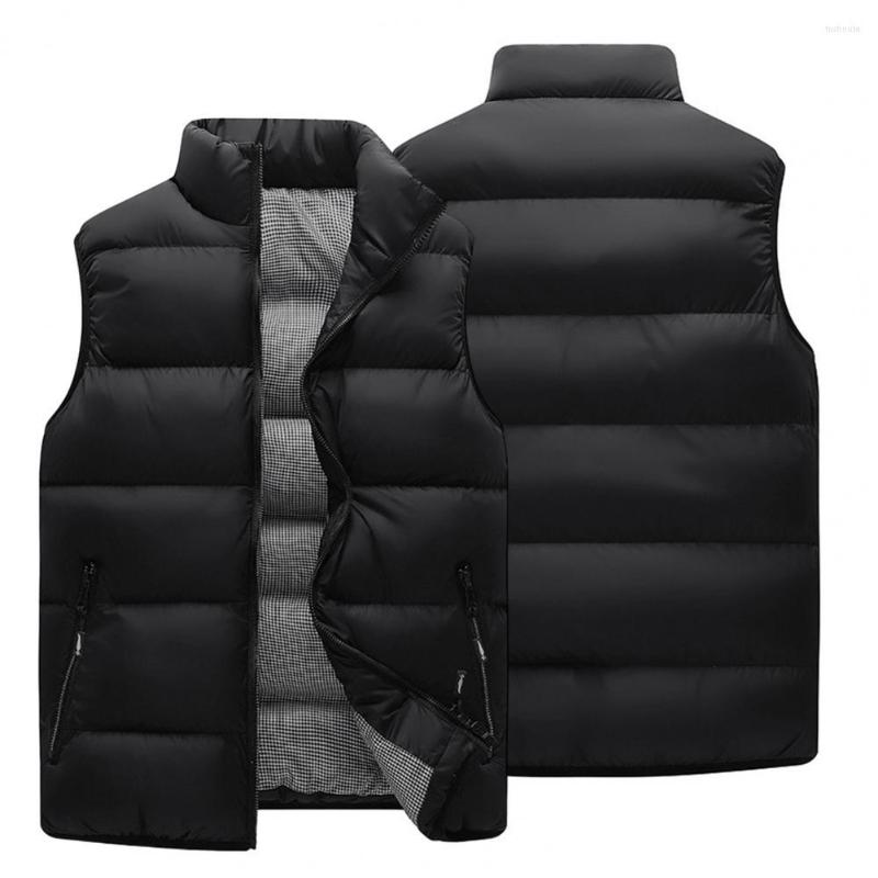 Men's Vests Stylish Vest Top Solid Color Skin-Touch Men Waistcoat Fluffy Filling Pockets, Black
Men's Vests Stylish Vest Top Solid Color Skin-Touch Men Waistcoat Fluffy Filling Pockets, Black