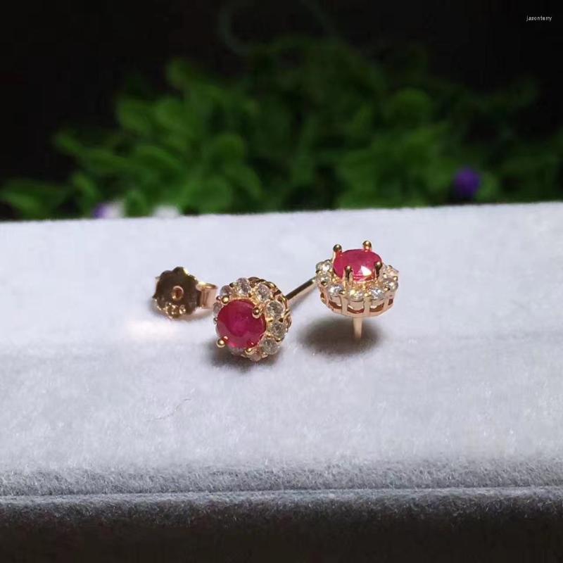 Stud Earrings Chic Natural Red Ruby Gemstone Women Silver Gem 925 Sterling Certificate Christmas Gift
Stud Earrings Chic Natural Red Ruby Gemstone Women Silver Gem 925 Sterling Certificate Christmas Gift