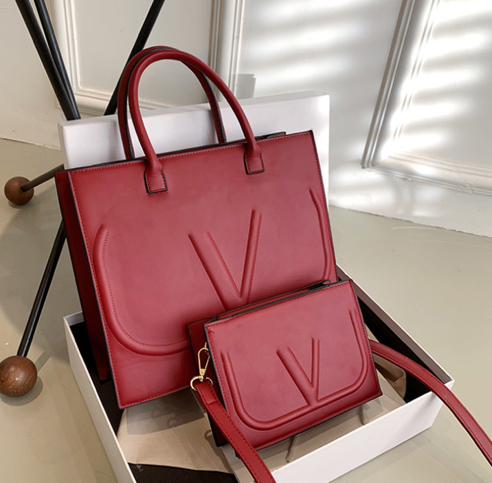 New Solid Color Women Tote Bag Handbag Two-Piece Set Large-Capacity Shopping Shoulder Messenger Bags Popular Female Purse Backpak, Aspic
New Solid Color Women Tote Bag Handbag Two-Piece Set Large-Capacity Shopping Shoulder Messenger Bags Popular Female Purse Backpak, Aspic