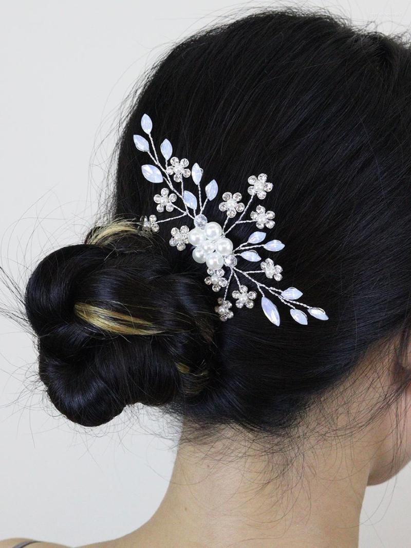 Headpieces Opal Wedding Hair Comb Silver Women Bridal Headwear For Party Banquet Jewelry Bridesmaid Gift Wed Clips
Headpieces Opal Wedding Hair Comb Silver Women Bridal Headwear For Party Banquet Jewelry Bridesmaid Gift Wed Clips