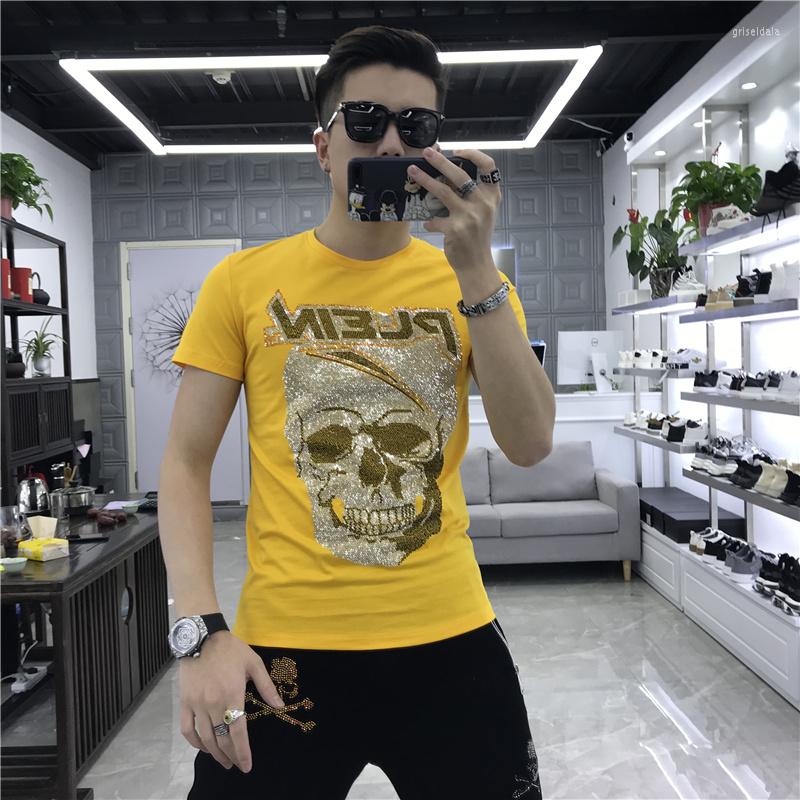 Men's T Shirts 2022 Arrival Personality Skulls Short Sleeve Male Ins O-neck Cotton Shirt Brand Clothing Hip Hop Novelty, See chart
Men's T Shirts 2022 Arrival Personality Skulls Short Sleeve Male Ins O-neck Cotton Shirt Brand Clothing Hip Hop Novelty, See chart