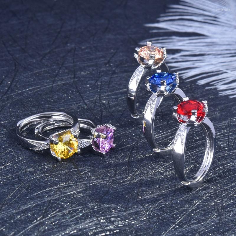 Wedding Rings Luxury Multicolor Zircon Band For Women Eternity Promise Crystal Finger Ring Engagement Jewelry Love Gift
Wedding Rings Luxury Multicolor Zircon Band For Women Eternity Promise Crystal Finger Ring Engagement Jewelry Love Gift