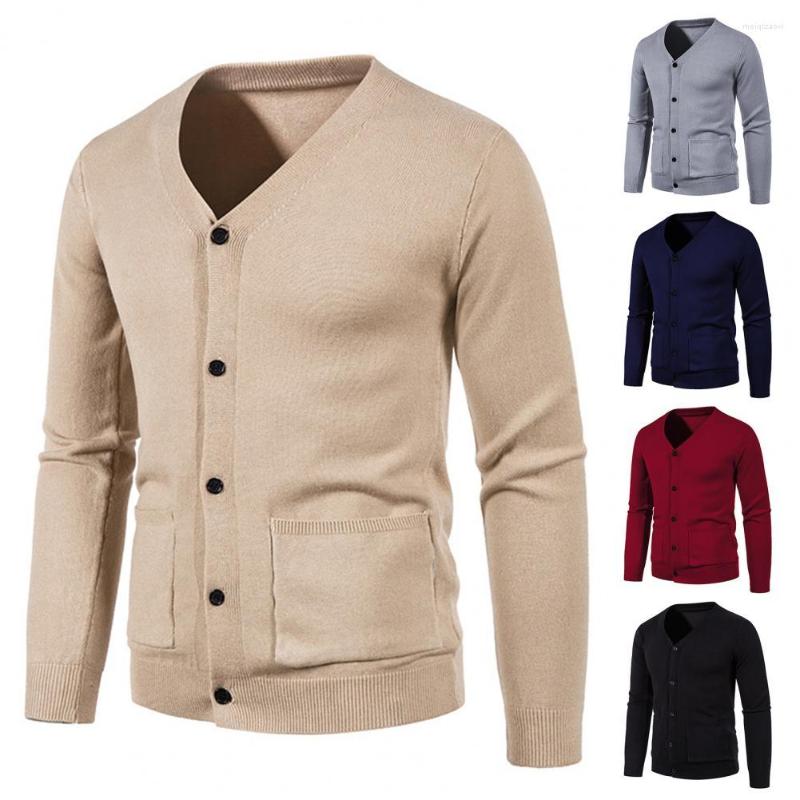 Men's Sweaters Men Sweater Coat V Neck Knitting Solid Color Cardigan Long Sleeves Warm Single-breasted Spring Jacket Knitted Outwear, Black
Men's Sweaters Men Sweater Coat V Neck Knitting Solid Color Cardigan Long Sleeves Warm Single-breasted Spring Jacket Knitted Outwear, Black