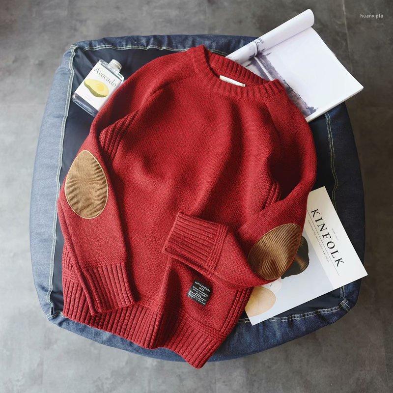 Men's Sweaters SALSPOR Sweater Vintage Pullover Knit Crew Neck Patch Splice Color Contrast Thickened Underlay Casual Loose Top, Khaki
Men's Sweaters SALSPOR Sweater Vintage Pullover Knit Crew Neck Patch Splice Color Contrast Thickened Underlay Casual Loose Top, Khaki