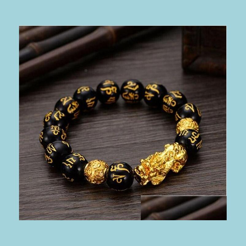 Beaded Feng Shui Obsidian Stone 12Mm Beads Strands Bracelet Men Women Unisex Wristband Gold Black Pixiu Wealth And Good Luck Bracele Dhouz
Beaded Feng Shui Obsidian Stone 12Mm Beads Strands Bracelet Men Women Unisex Wristband Gold Black Pixiu Wealth And Good Luck Bracele Dhouz