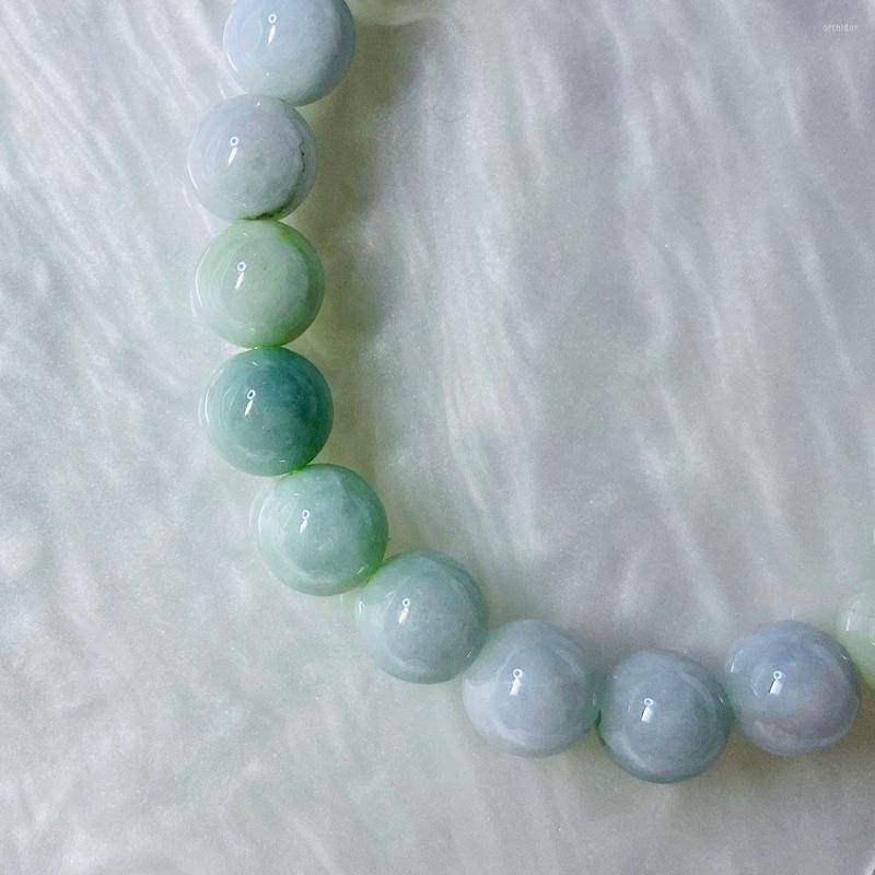 Strand ZHEN-D Jewelry Natural Jadeite Gemstone Green Gentle Round Beads Bracelet Good Meaning Gorgeous Gift For Man Woman
Strand ZHEN-D Jewelry Natural Jadeite Gemstone Green Gentle Round Beads Bracelet Good Meaning Gorgeous Gift For Man Woman