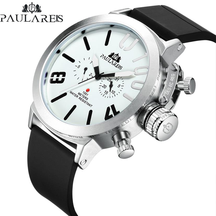 Men Automatic Self Wind Mechanical Rubber Strap Black Silver Boat Case Orange Blue Yellow Grey Classic U Watch 201113251j, Black white
Men Automatic Self Wind Mechanical Rubber Strap Black Silver Boat Case Orange Blue Yellow Grey Classic U Watch 201113251j, Black white