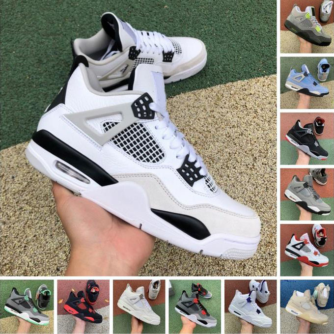 4 women's casual shoes 4s military black cat sail red thunder white Oreo cactus Jack blue university infrared cool gray men's sneakers, Customize
4 women's casual shoes 4s military black cat sail red thunder white Oreo cactus Jack blue university infrared cool gray men's sneakers, Customize