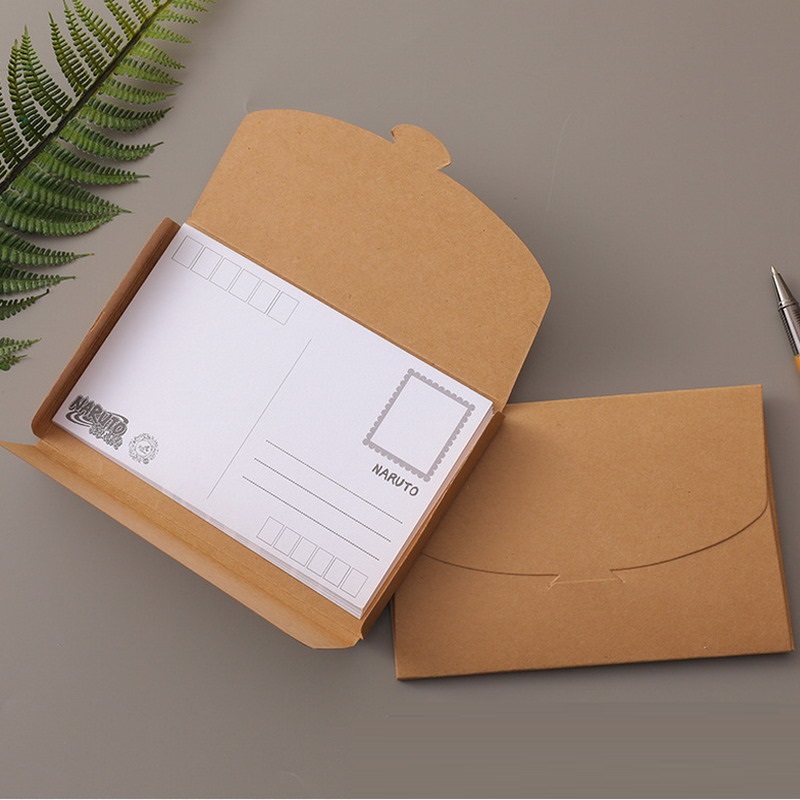 Gift Wrap Boxes 4x6 inch Black White Cardboard Photo Packaging Box Kraft Postcard Envelope Photos Package Case ZA5215