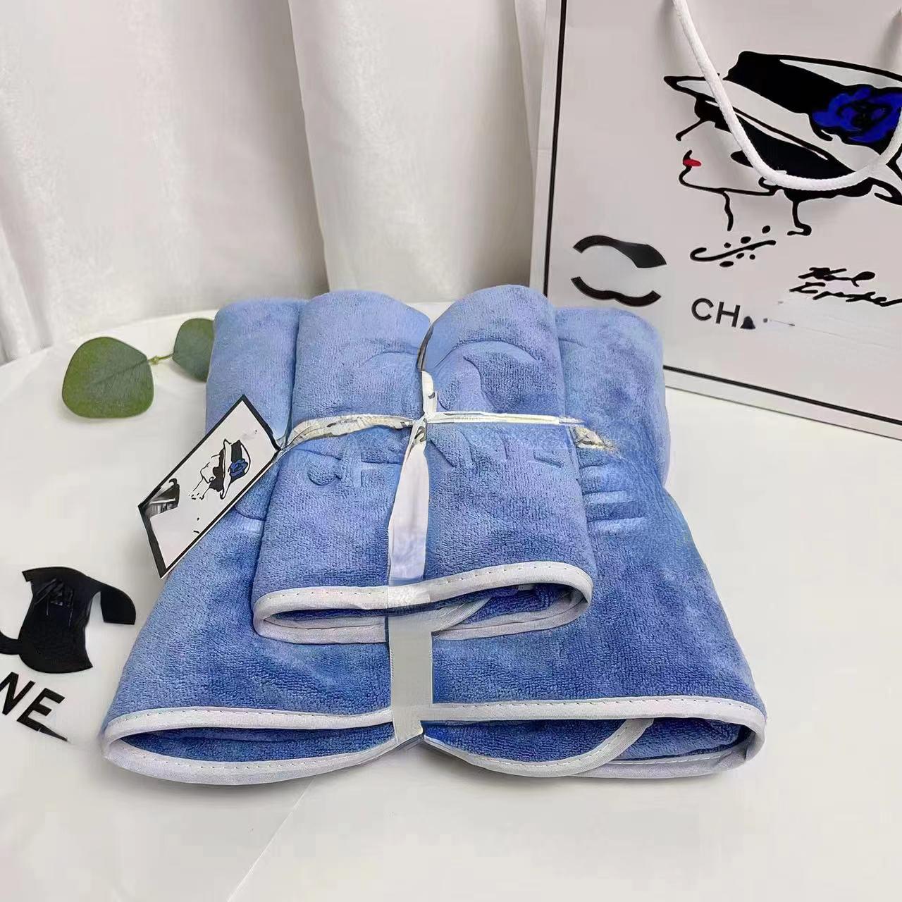 Fashion Coral Bath Towel Velvet Home Quick Drying Absorbent Gift Set S25610