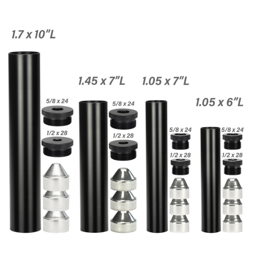 Fuel Filter 1.7x10'' 1.45x7'' 1.05x7'' 1.05x6'' Solvent Trap with 1/2x28 and 5/8x24 End Cap Aluminum Tube Stainless Steel Cups
Fuel Filter 1.7x10'' 1.45x7'' 1.05x7'' 1.05x6'' Solvent Trap with 1/2x28 and 5/8x24 End Cap Aluminum Tube Stainless Steel Cups