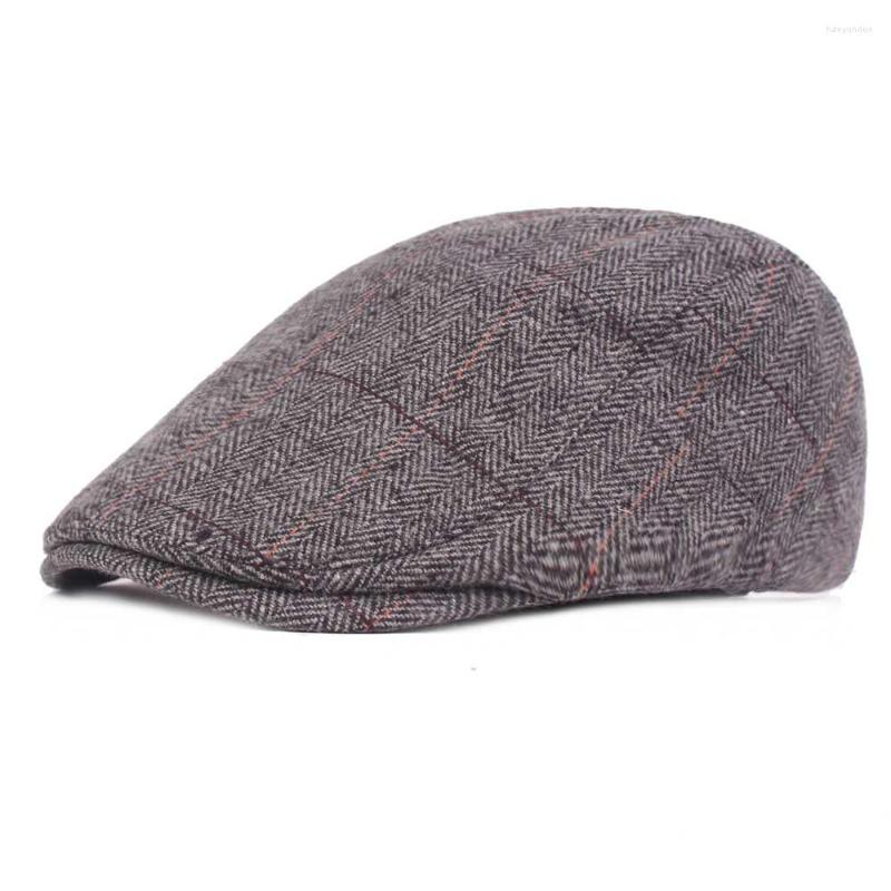 Berets 2022 Herringbone G Men's Peaked Cap Autumn Winter Middle-aged Warm Beret Fashion Casual, Dark grey
Berets 2022 Herringbone G Men's Peaked Cap Autumn Winter Middle-aged Warm Beret Fashion Casual, Dark grey
