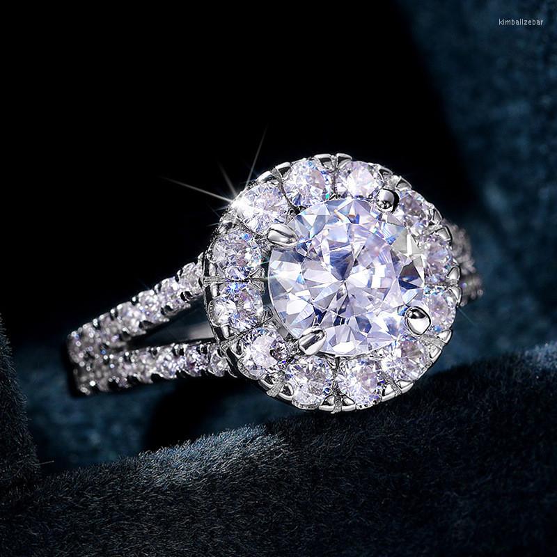 Wedding Rings WUKALO Elegant Round Cubic Zirconia Crystal For Women White CZ Stone High Quality Fashion Engagement Jewelry
Wedding Rings WUKALO Elegant Round Cubic Zirconia Crystal For Women White CZ Stone High Quality Fashion Engagement Jewelry